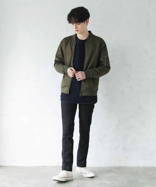 ASTRONOMY ma1 ma-1 ハイブリッドストレッチMA-1ジャケット メンズ