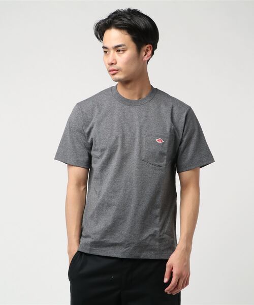 Danton（ダントン） tシャツ 半袖 クルーネックポケットTシャツ