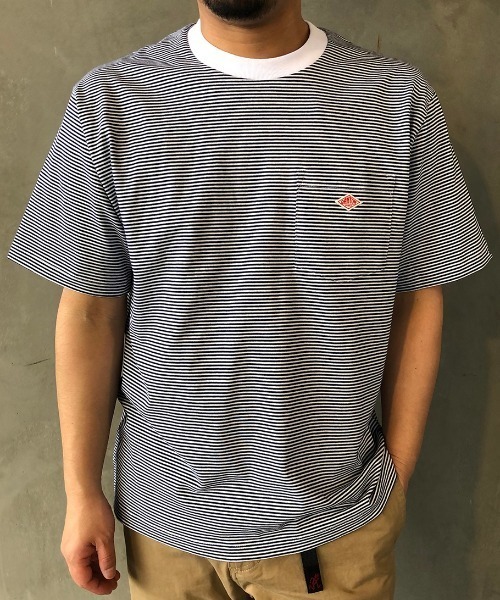 Danton（ダントン） tシャツ 半袖 クルーネックポケットTシャツ