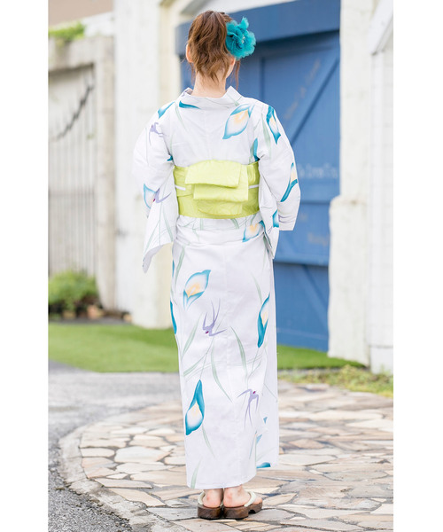 bonheur saisons 浴衣 浴衣3点セット （浴衣＋帯＋下駄