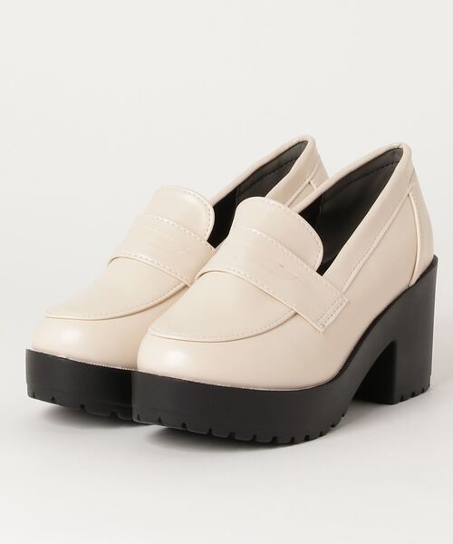 YELLOW WEISS PLATFORM LOAFERS 厚底ローファー　M YELLOW WEISS PLATFORM LOAFERS 厚底ローファー M YELLOW WEISS