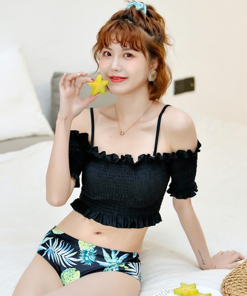 TeddyShop（テディショップ） 水着 レディース水着 オフショル風2WAY