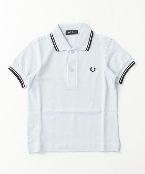 ポロシャツ 入学式 入園式 Kids Twin Tipped Fred Perry Shirt／キッズ ツインティップラインポロシャツの画像