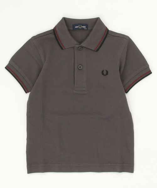 ポロシャツ 入学式 入園式 Kids Twin Tipped Fred Perry Shirt／キッズ ツインティップラインポロシャツの画像