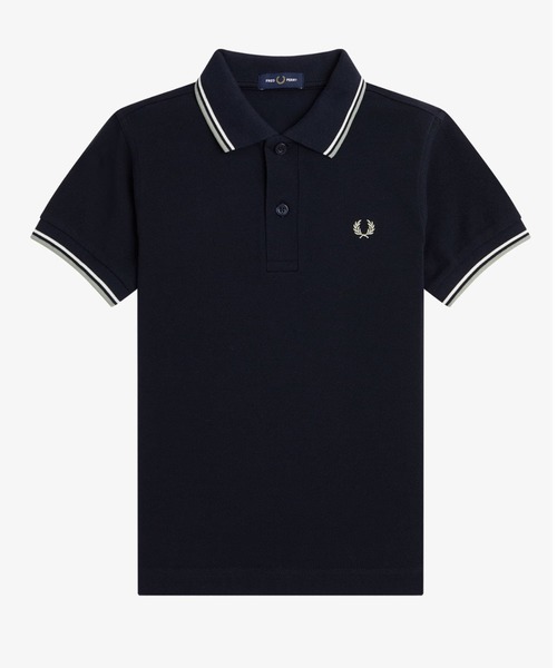 ポロシャツ 入学式 入園式 Kids Twin Tipped Fred Perry Shirt／キッズ ツインティップラインポロシャツの画像