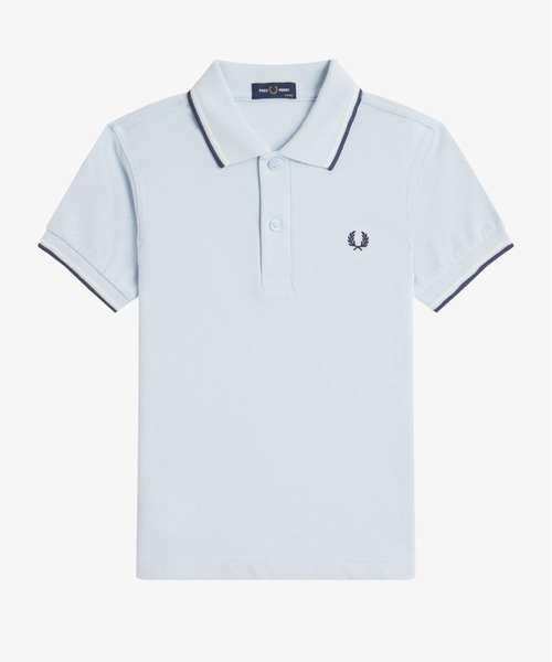 ポロシャツ 入学式 入園式 Kids Twin Tipped Fred Perry Shirt／キッズ ツインティップラインポロシャツの画像