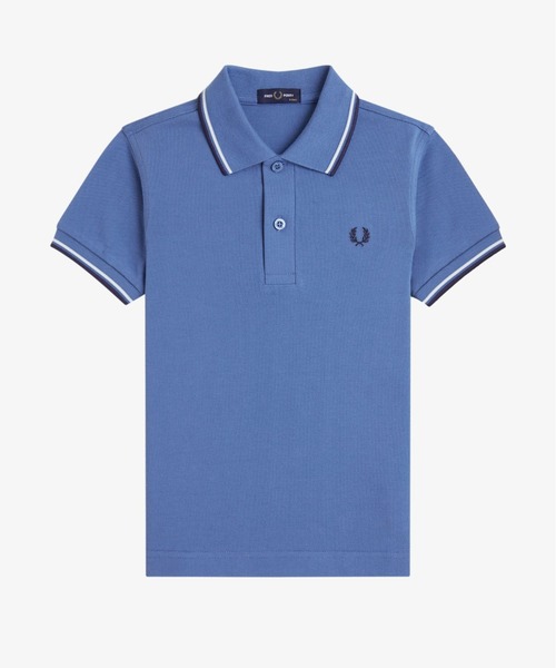 FRED PERRY ライトブルーポロシャツ UK 10 新色先行予約受付中／The Fred Perry Shirt - M3／イングランド製