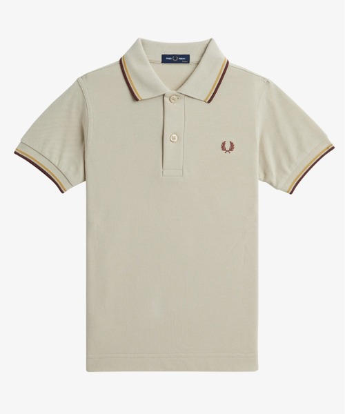 ポロシャツ 入学式 入園式 Kids Twin Tipped Fred Perry Shirt／キッズ ツインティップラインポロシャツの画像