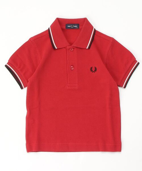 ポロシャツ 入学式 入園式 Kids Twin Tipped Fred Perry Shirt／キッズ ツインティップラインポロシャツの画像