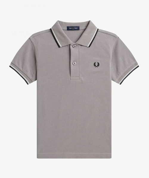 ポロシャツ 入学式 入園式 Kids Twin Tipped Fred Perry Shirt／キッズ ツインティップラインポロシャツの画像