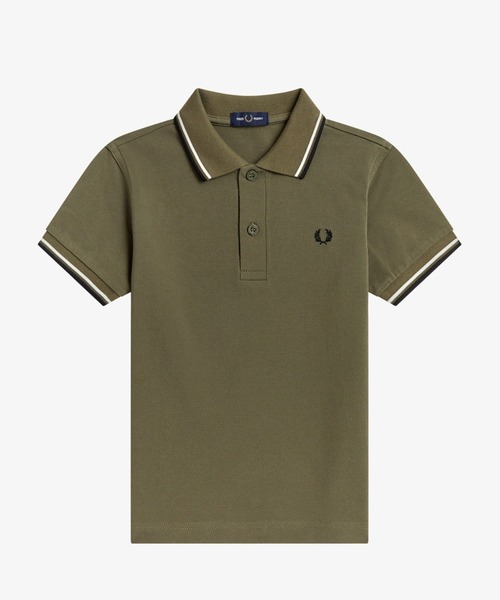 ポロシャツ 入学式 入園式 Kids Twin Tipped Fred Perry Shirt／キッズ ツインティップラインポロシャツの画像