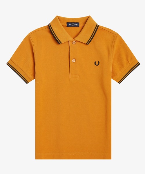 ポロシャツ 入学式 入園式 Kids Twin Tipped Fred Perry Shirt／キッズ ツインティップラインポロシャツの画像