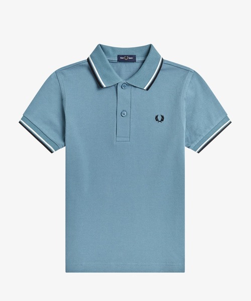 ポロシャツ 入学式 入園式 Kids Twin Tipped Fred Perry Shirt／キッズ ツインティップラインポロシャツの画像