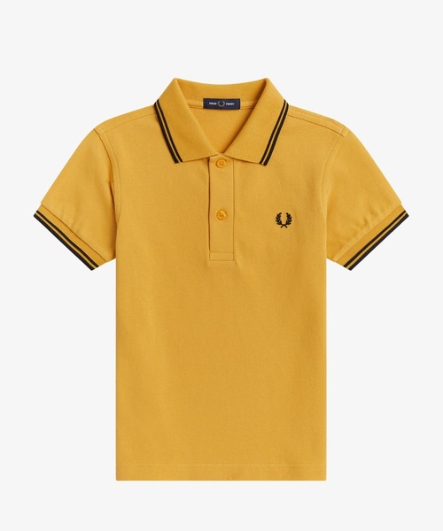 ポロシャツ 入学式 入園式 Kids Twin Tipped Fred Perry Shirt／キッズ ツインティップラインポロシャツの画像