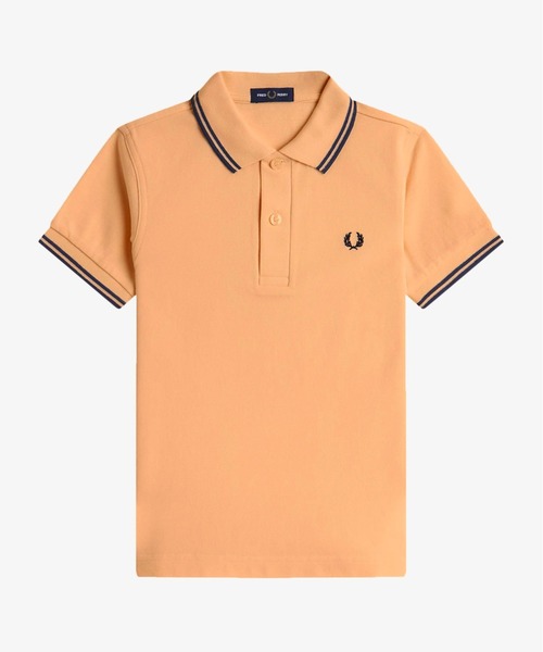 ポロシャツ 入学式 入園式 Kids Twin Tipped Fred Perry Shirt／キッズ ツインティップラインポロシャツの画像