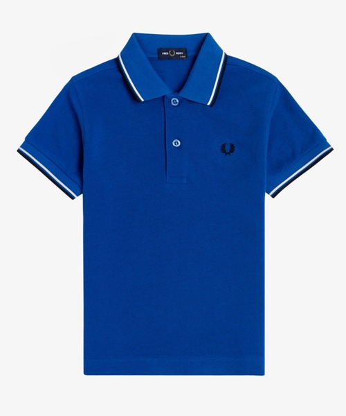 ポロシャツ 入学式 入園式 Kids Twin Tipped Fred Perry Shirt／キッズ ツインティップラインポロシャツの画像