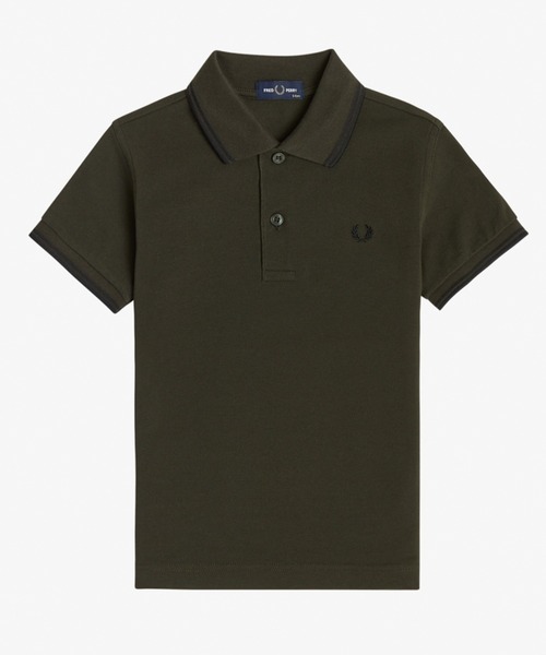 ポロシャツ 入学式 入園式 Kids Twin Tipped Fred Perry Shirt／キッズ ツインティップラインポロシャツの画像