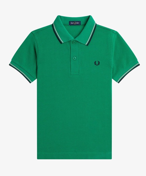 ポロシャツ 入学式 入園式 Kids Twin Tipped Fred Perry Shirt／キッズ ツインティップラインポロシャツの画像