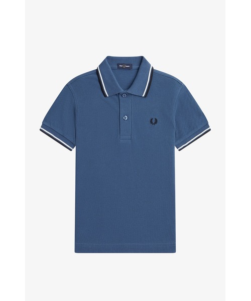 ポロシャツ 入学式 入園式 Kids Twin Tipped Fred Perry Shirt／キッズ ツインティップラインポロシャツの画像