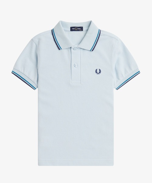 ポロシャツ 入学式 入園式 Kids Twin Tipped Fred Perry Shirt／キッズ ツインティップラインポロシャツの画像