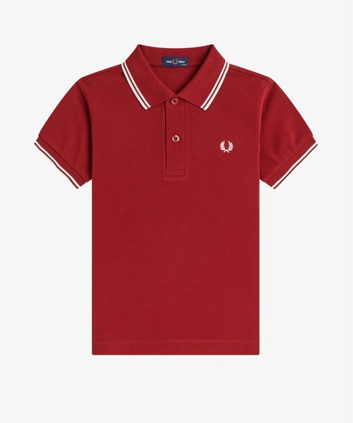 ポロシャツ 入学式 入園式 Kids Twin Tipped Fred Perry Shirt／キッズ ツインティップラインポロシャツの画像