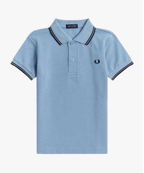 ポロシャツ 入学式 入園式 Kids Twin Tipped Fred Perry Shirt／キッズ ツインティップラインポロシャツの画像