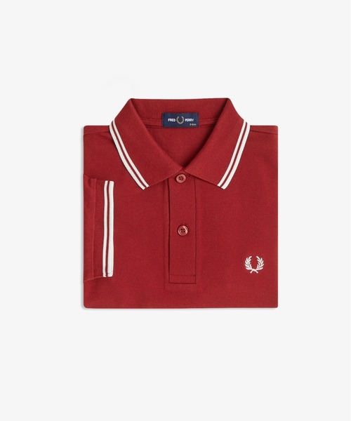 ポロシャツ 入学式 入園式 Kids Twin Tipped Fred Perry Shirt／キッズ ツインティップラインポロシャツの画像