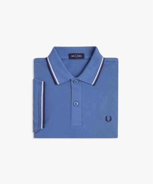 .　FRED PERRY ライトブルーポロシャツ UK10 FRED PERRY（フレッドペリー） ポロシャツ 入学式 入園式 Kids Twin