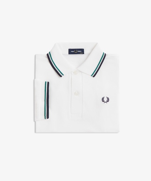 新品未使用タグ付き　Fred Perry ホワイト ポロシャツ Mサイズ 中古・古着通販】FRED PERRY (フレッドペリー) ポロシャツ ホワイト