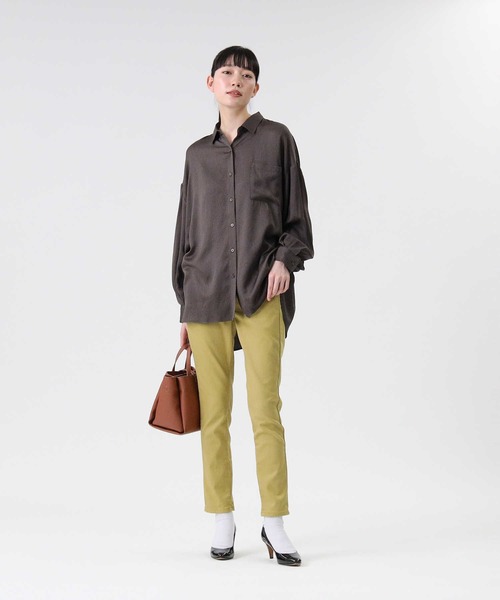 SOMETHING パンツ 「SOMETHING」イージーテーパードパンツ レディース