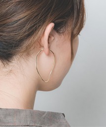 【美品】ジュエルクローゼット ダイヤモンド ピアス　サークル スタッドピアス セール】K10 スタッド ピアス（ピアス（両耳用））｜Jewel
