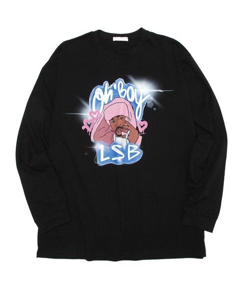 tシャツ Oh boy LSB long tee レディース メンズ Little sunny bite tシャツ Oh boy LSB long tee レディース
