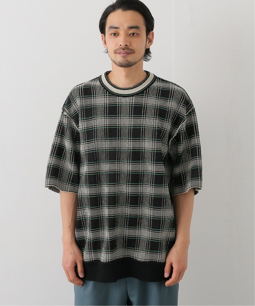 WRAPINKNOT カラーブロック長袖ニット　定価27500税込 WRAPINKNOT ニット セーター 「WRAPINKNOT/ラッピンノット」別注