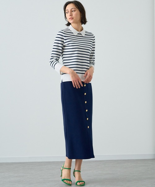 新品☆ ANAYI メリノウールタイトスカート/STORY、CLASSY. 掲載 ANAYI スカート コットンポリエステルミラノタイト : ZOZOTOWN