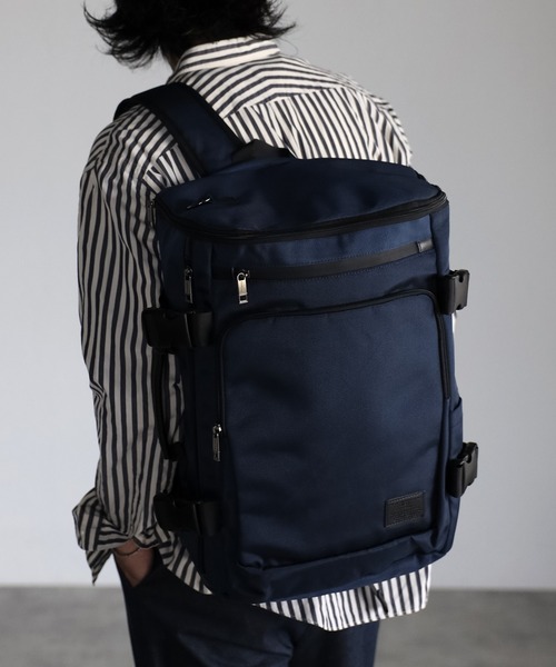 GUSCIO UOMO デイバック リュック 「グッシオウォーモ」BOX型