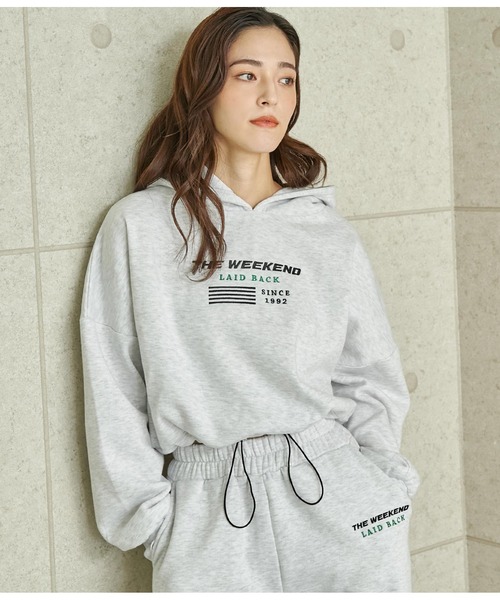 PRADA ジップアップ パーカー スウェット 裏起毛 クロップド丈 レディース PRADA ジップアップ パーカー スウェット 裏起毛 クロップド丈