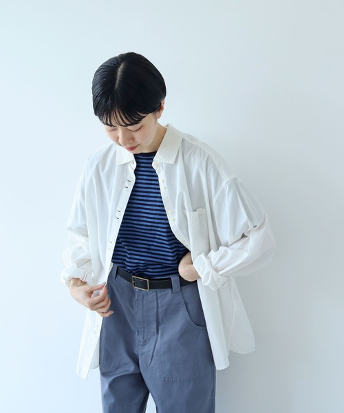PAR ICI ブラウス シャツ VINTAGE16 無地/ギンガム/ストライプ
