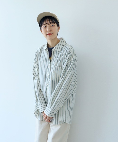 ブラウス シャツ VINTAGE16 無地/ギンガム/ストライプ BIGスリーブシャツ レディース PAR ICI ブラウス シャツ VINTAGE16 無地/ギンガム/ストライプ