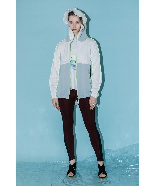アウラアイラ 2WAYラッシュガードフーディー 2WAY RASH GUARD HOODIE — aulaaila