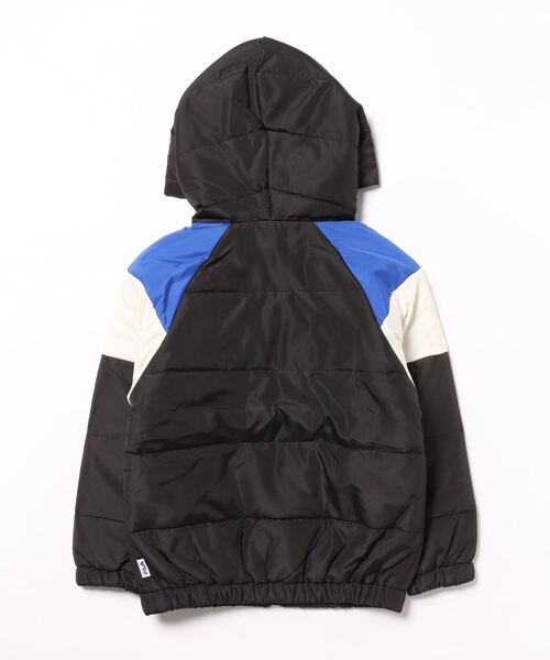 新品FILA 中綿ジャケット 160cm 黒/白 双子セット 本物ベビー・キッズ - 新品FILA 中綿ジャケット 160cm 黒/白 双子