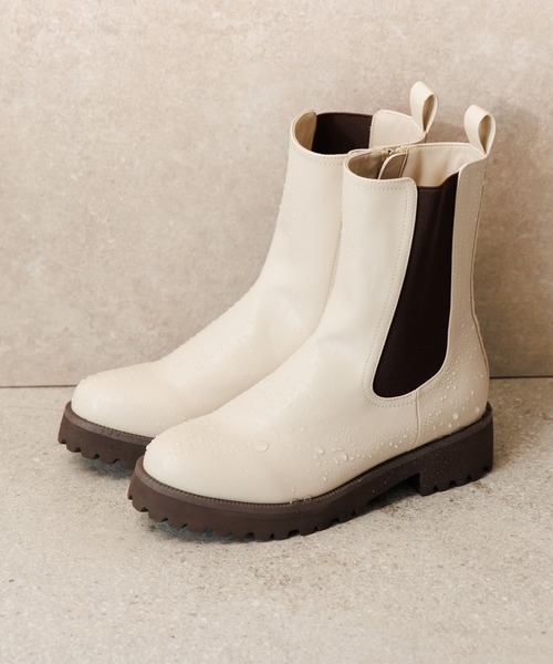 HIMIKO 長靴 レインブーツ 「HIMIKO」「耐水」サイドゴアレインブーツ