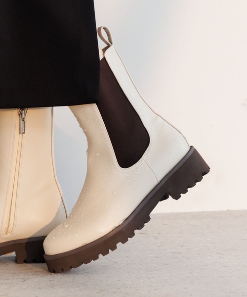 HIMIKO 長靴 レインブーツ 「HIMIKO」「耐水」サイドゴアレインブーツ