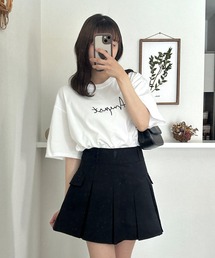 tシャツ BIGロゴ短丈Tシャツ レディース セール】STARTER ショート丈 リンガープリントTシャツ
