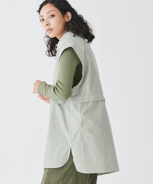 LACOSTE ブラウス シャツ 4WAYデザイン ボリュームスリーブ