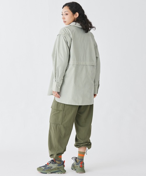 LACOSTE ブラウス シャツ 4WAYデザイン ボリュームスリーブ