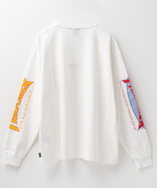 THRASHER tシャツ 袖プリント LONG SLEEVE T-SHIRT メンズ