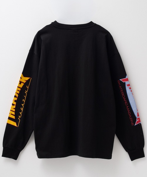 THRASHER tシャツ 袖プリント LONG SLEEVE T-SHIRT メンズ