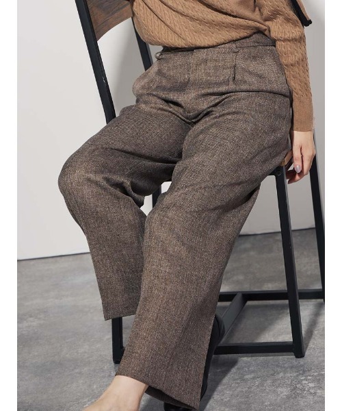 Perfect Suit FActory スラックス パンツ ヴィンテージツイード