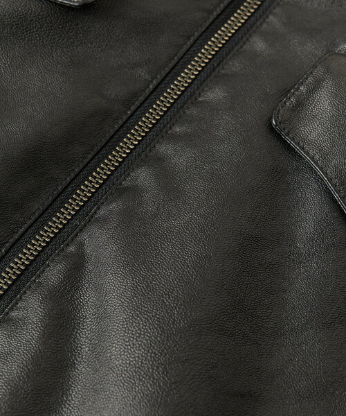 RIVE DROITE ヴィンテージレザーライクジャケット セール】【コーデの外しに◎】ヴィンテージレザーライクジャケット