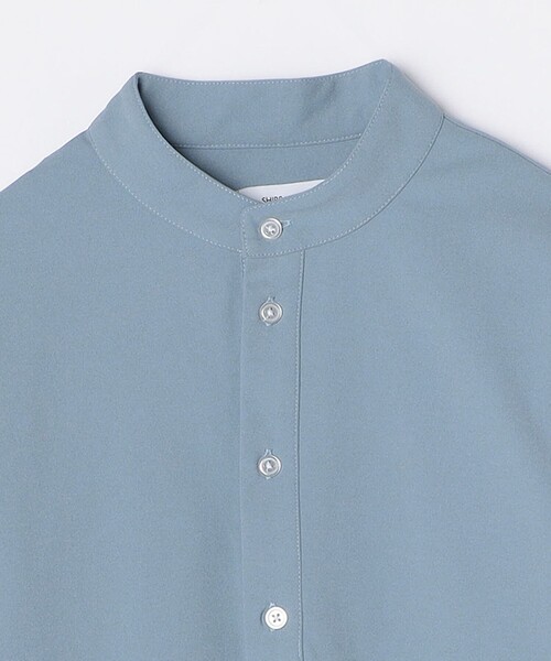 SHIPS any シャツ any: SORONA(R) ストレッチ ジャージー バンド